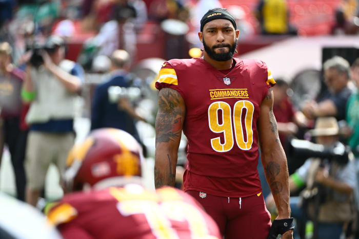 Montez Sweat emerged as an impactful pass rusher on the Washington Commanders' defense.